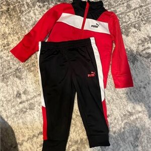 Toddler Puma athletic set 18 month like new